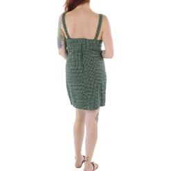 Juniors Knit Plaid Sheath Dress