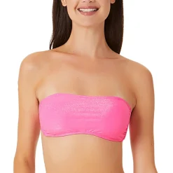 Juniors Metallic Bandea Bikini Swim top