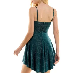 Juniors Mini Asymmetrical Mini Dress