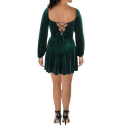 Juniors Panel Mini Dress