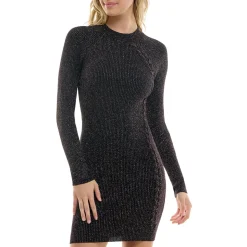 Juniors Ribbed Midi Sweaterdress