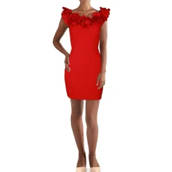 Juniors Rosette Bodycon Dress