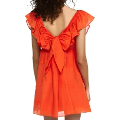 Juniors Ruffled Back Tie Babydoll Dress