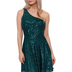 Juniors Sequined Mini Cocktail and Party Dress