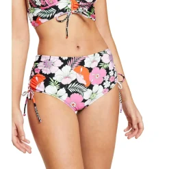 Juniors Side Tie High Waist Swim Bottom Separates