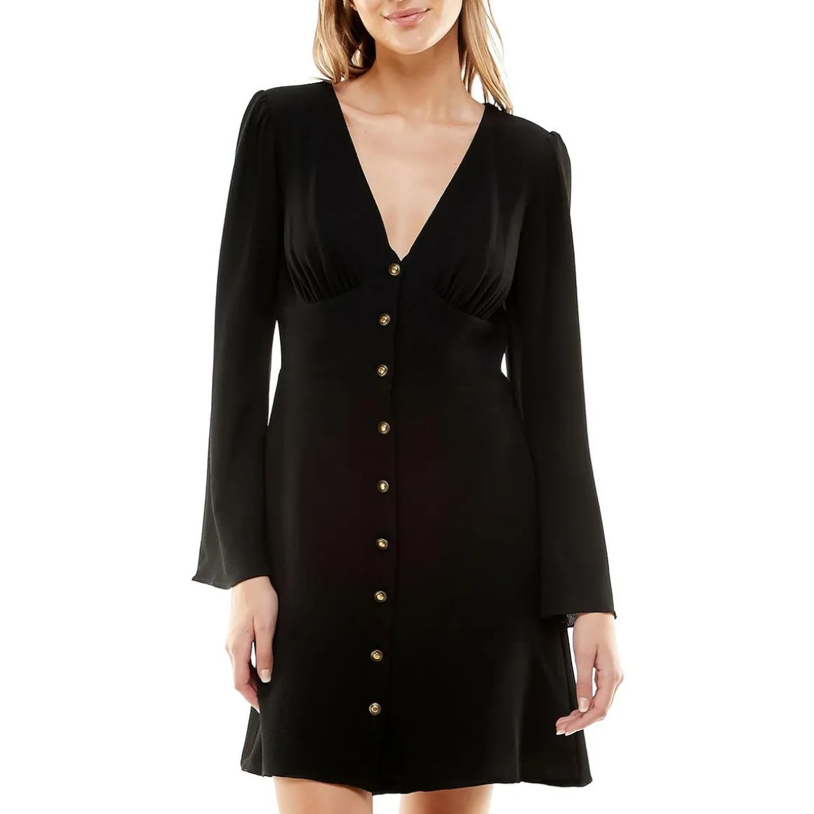 Juniors Textured Mini Dress