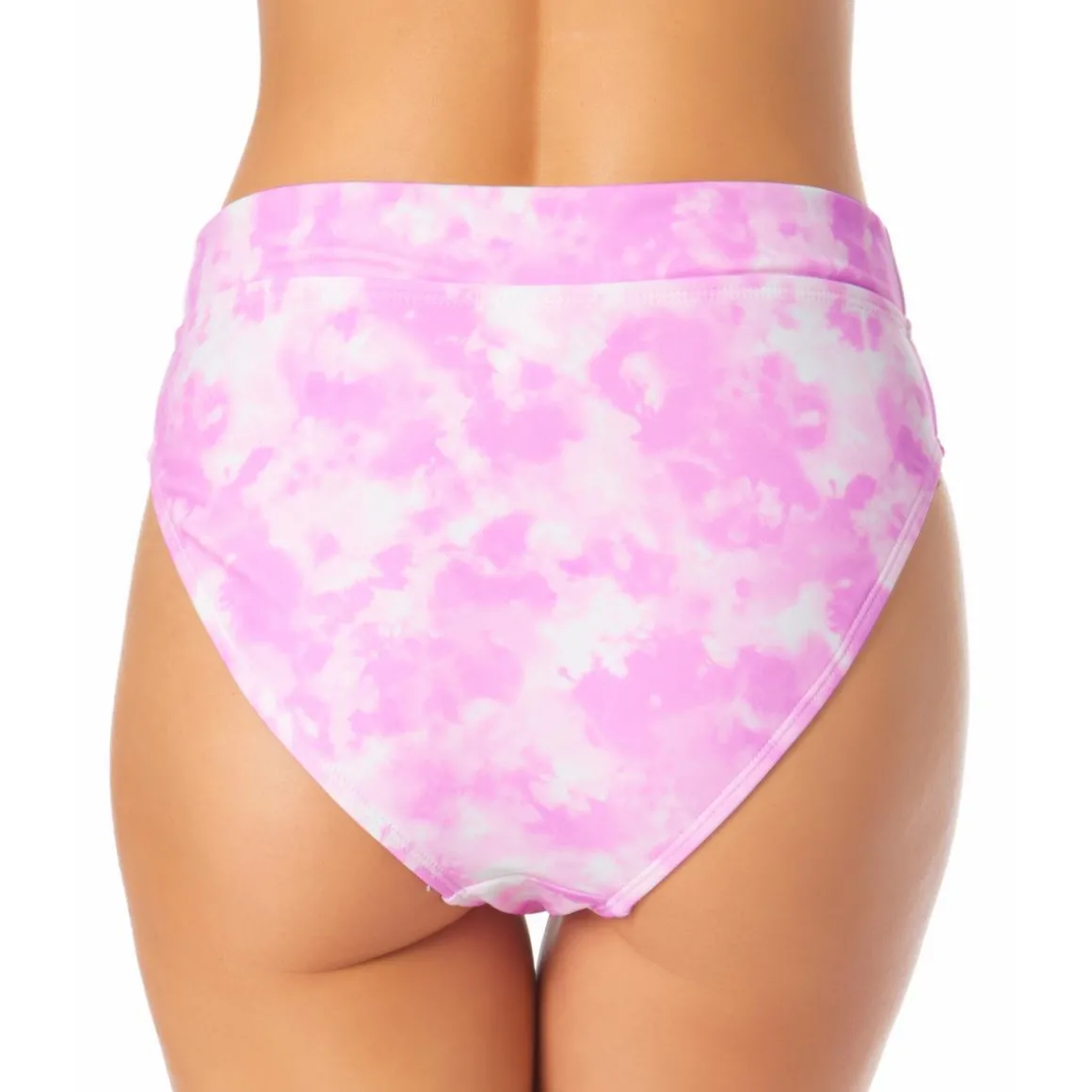 Juniors Tie-Dye High Waist Swim Bottom Separates