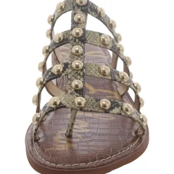 Juniper Leather Slip On Mule Sandals