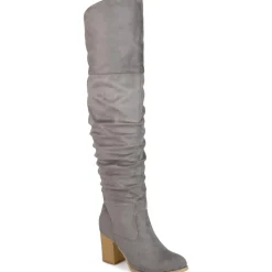 Kaison Faux Suede Over-The-Knee Boots