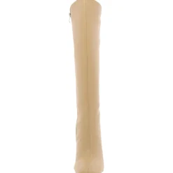 Kalani Faux Leather Square Toe Knee-High Boots