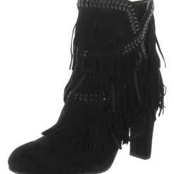 Kaleb Suede Fringe Ankle Boots