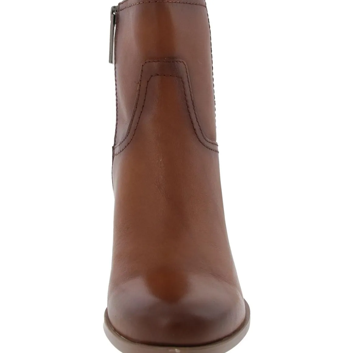 Kalina Leather Zipper Booties