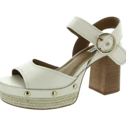 Kamille Woven Leather Platform Sandals