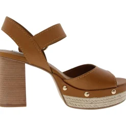 Kamille Woven Leather Platform Sandals