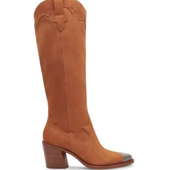 Kamryn Leather Pointed Toe Knee-High Boots