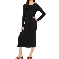 KAREN Knit Crew Neck Sweaterdress