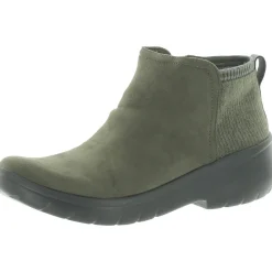 Karma Faux Suede Ankle Booties