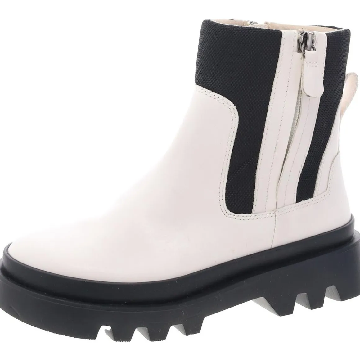Kaskona Zipper Leather Booties