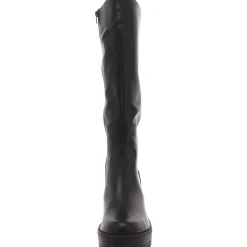 Katalina Faux Leather Round Toe Knee-High Boots