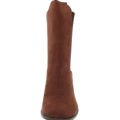 Kaydia Round Toe Faux Suede Mid-Calf Boots