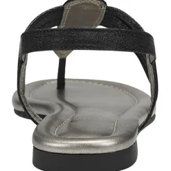 Kayte Glitter Jeweled Thong Sandals