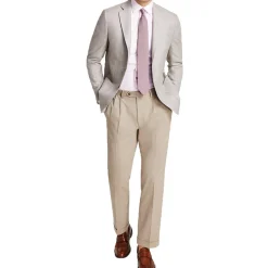 Keates Herringbone Two-Button Blazer