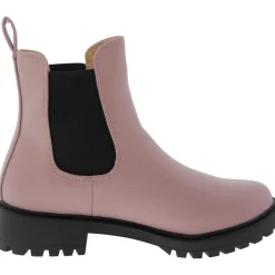 Kenova Pull On Faux Leather Chelsea Boots