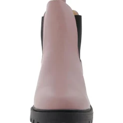 Kenova Pull On Faux Leather Chelsea Boots