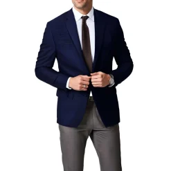 Kent Houndstooth Two-Button Blazer