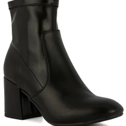 Kep Faux Leather Ankle Booties
