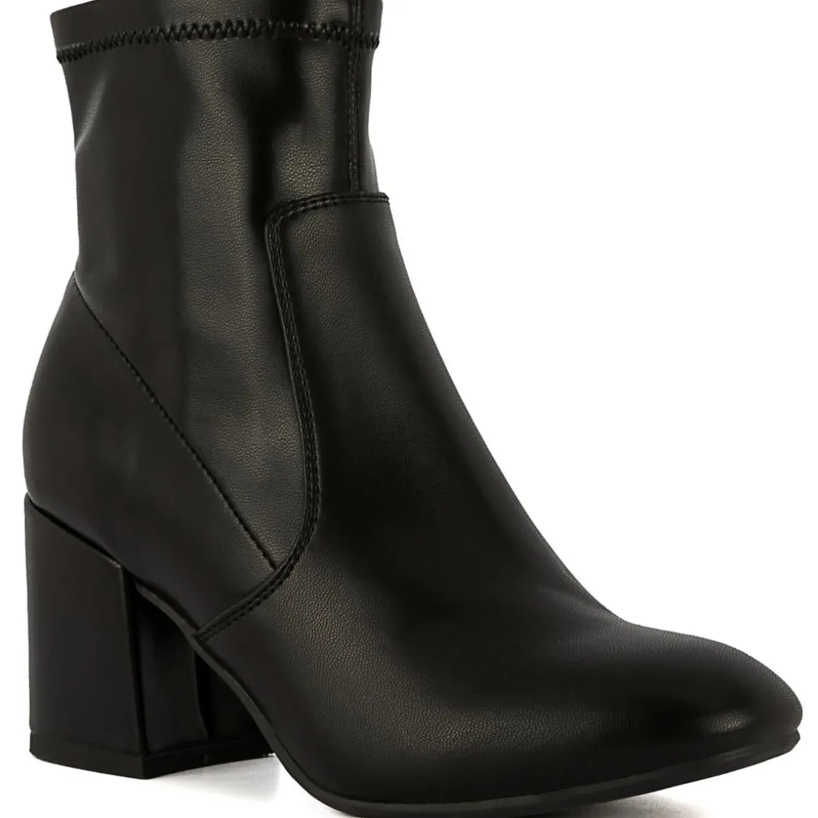 Kep Faux Leather Ankle Booties