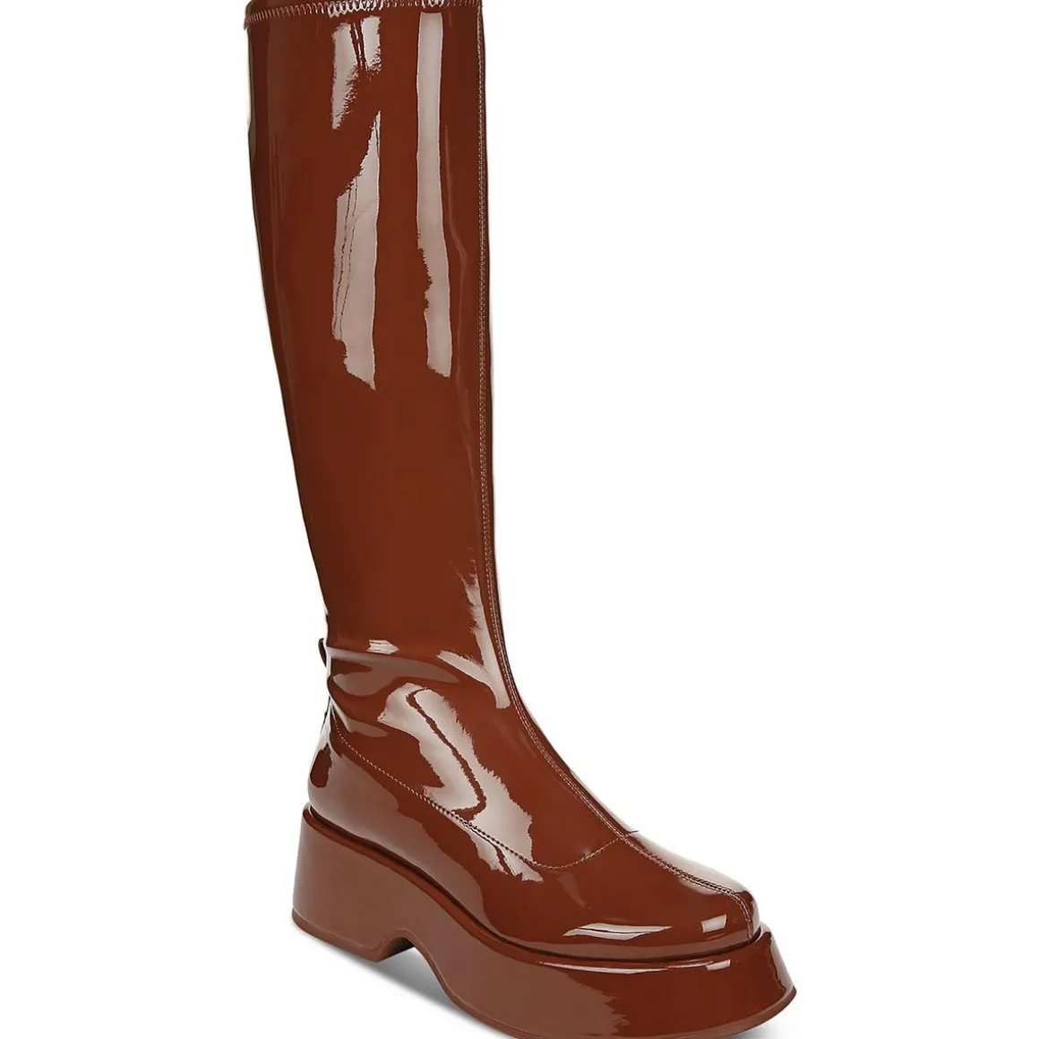Kimberly Patent Platform Knee-High Boots