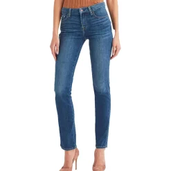 Kimmie Denim High Rise Straight Leg Jeans