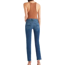 Kimmie Denim High Rise Straight Leg Jeans