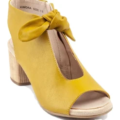 Kimora Padded Insole Bow Peep-Toe Heels