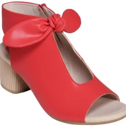 Kimora Padded Insole Bow Peep-Toe Heels