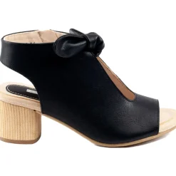 Kimora Padded Insole Bow Peep-Toe Heels