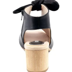 Kimora Padded Insole Bow Peep-Toe Heels