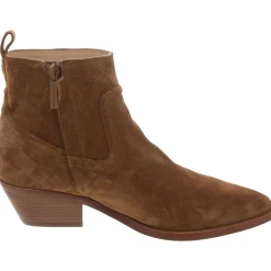 Kinsley Faux Suede Almond Toe Chelsea Boots