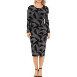 Knit Glitter Midi Dress