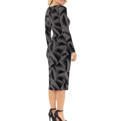 Knit Glitter Midi Dress