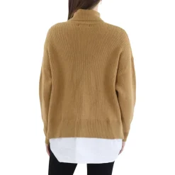 Knit Long Sleeve Turtleneck Sweater