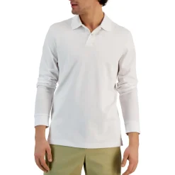 Knit Long Sleeves Polo