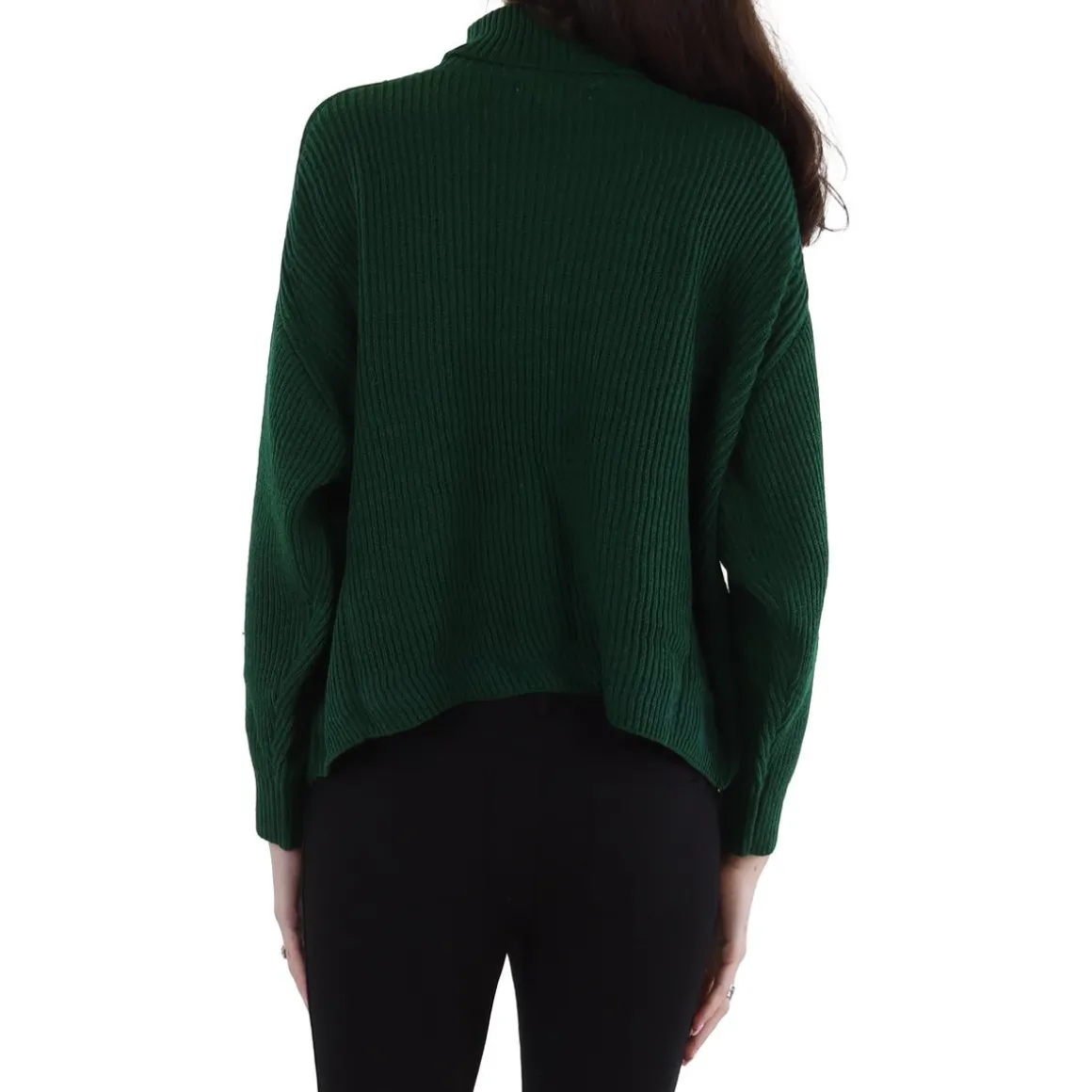 Knit Mock Turtleneck Sweater