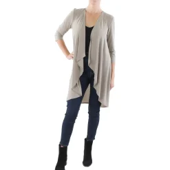 Knit Open Front Duster Blazer