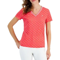 Knit Polka Dot Pullover Top