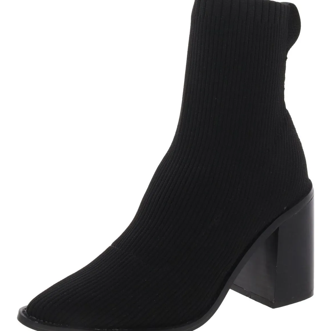 Knit Pull On Ankle Boots