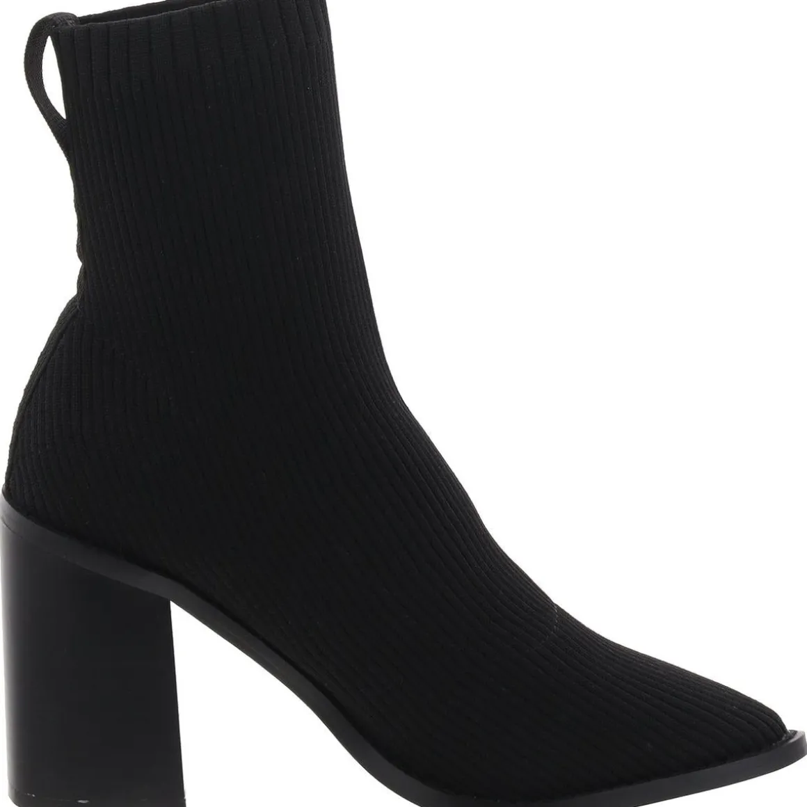 Knit Pull On Ankle Boots