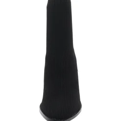 Knit Pull On Ankle Boots