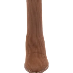 Knit Pull On Ankle Boots